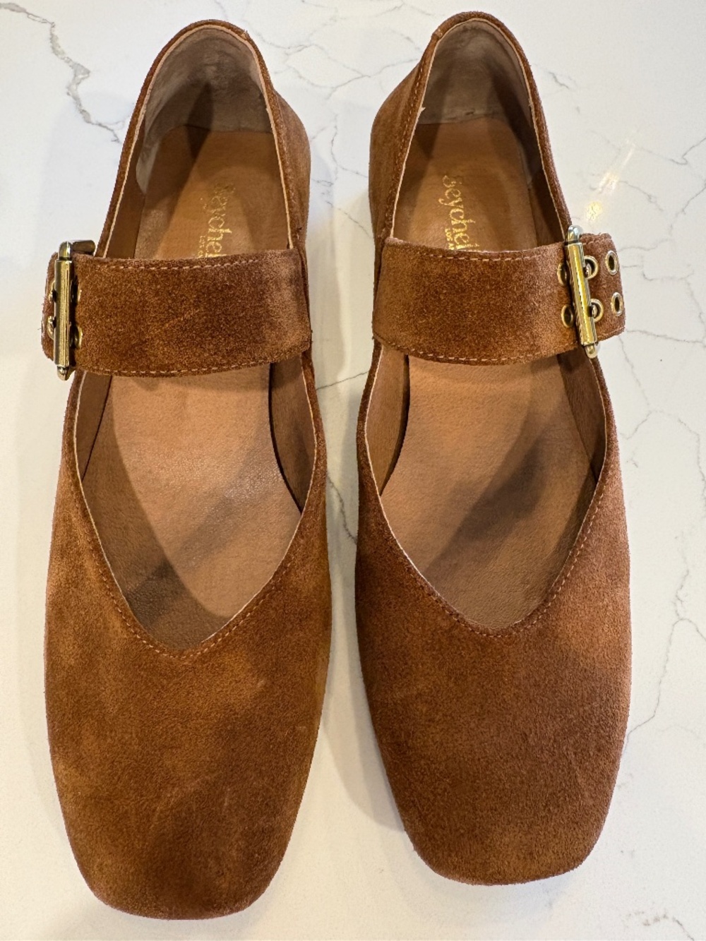 Seychelles Suede Mary Jane's
